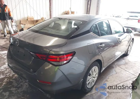 2022 Nissan Sentra S Xtronic Cvt from USA, damaged, VIN 3N1AB8BV7NY214053